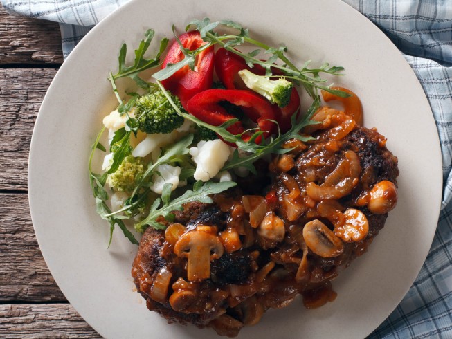 photo of Salisbury Steak With Mushroom Gravy