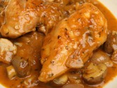 Sauteed Chicken With Mushrooms And Garlic