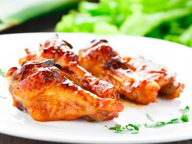 Honey Baked Chicken Wings Recipe | CDKitchen.com