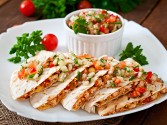 Orange and Chipotle Braised Chicken or Pork Filling for Quesadillas