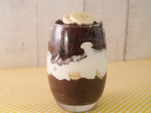 recipe for chocolate banana parfaits