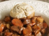English Beef Stew with Suet Dumplings