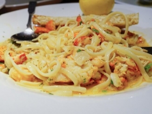recipe for lobster fettuccine