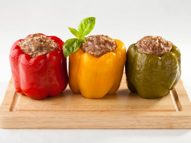 Stuffed bell pepper recipe instant pot hot sale