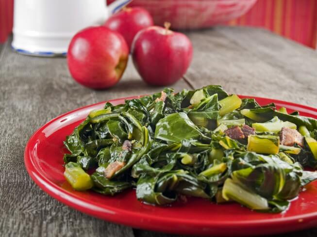 Fried Collard Greens Recipe | CDKitchen.com