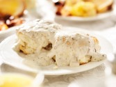 Sausage Gravy And Homemade Biscuits