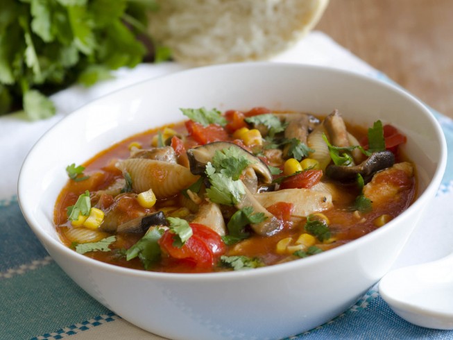 photo of Chipotle Chicken Pasta Soup