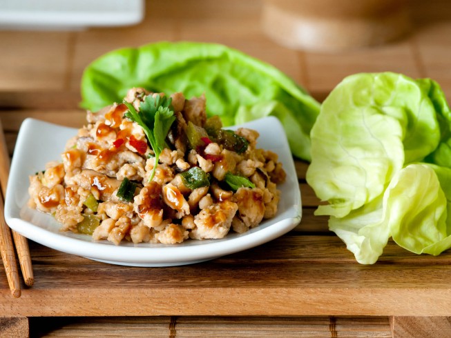 photo of Peanut Chicken Lettuce Wraps