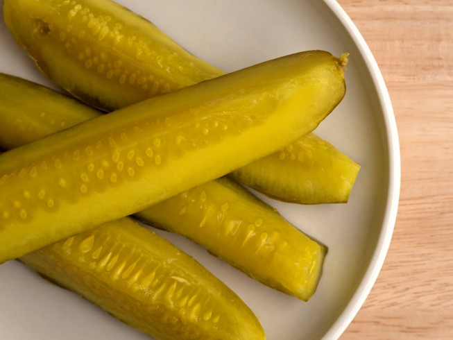 Ball Sweet Pickle Spears Recipe | CDKitchen.com