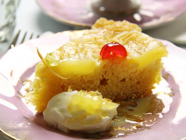 Pineapple Upside Down Pound Cake