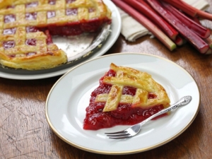 recipe for lattice rhubarb pie