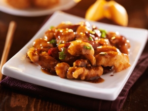 recipe for general tso's chicken with bell peppers and bok choy
