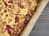Rhubarb Lunar Cake