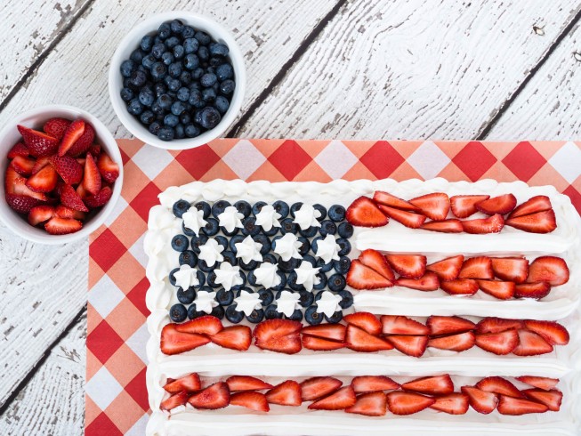 photo of Stars And Stripes Cake