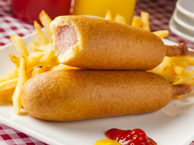 Corn dog outlet batter