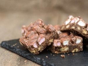 recipe for rocky road fudge brownies from mix