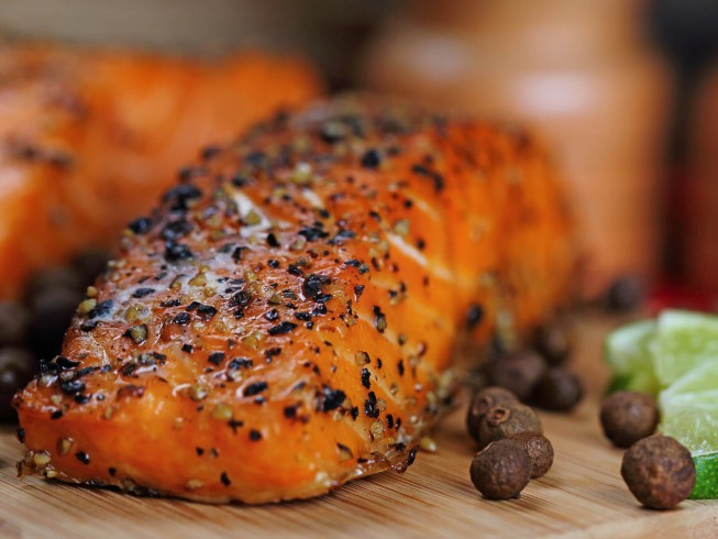 Grilled Salmon with Spicy Rub image