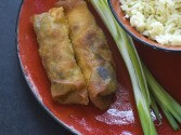 photo of Vegetable And Cellophane Noodle Egg Rolls