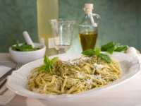 Recipe for White Wine Pesto Pasta