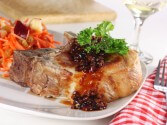 photo of Pork Loin Chops with Hoisin-Honey Glaze