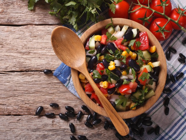 photo of Black Bean and Cilantro Salad
