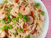 view the recipe for Copycat Rainforest Cafe Maya Pastalaya