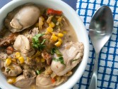 Low Country Oyster Stew With Wild Mushroom Grits