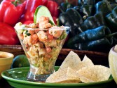 Shrimp And Crab Ceviche With Avocado