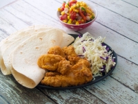 Recipe for Fried Chicken Tenders Tacos