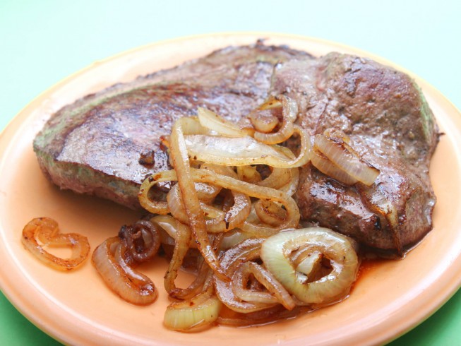 photo of Broiled Beef Liver & Onions