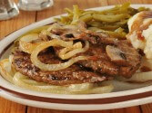 Classic Hamburger Steak With Onions And Gravy