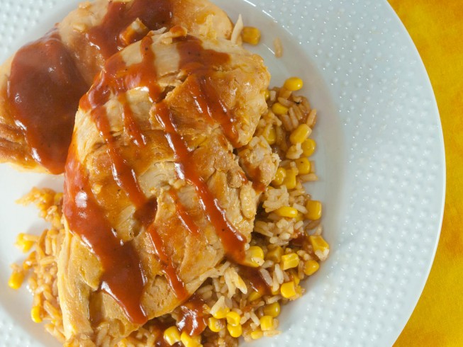 Barbecue Chicken And Rice Skillet Recipe