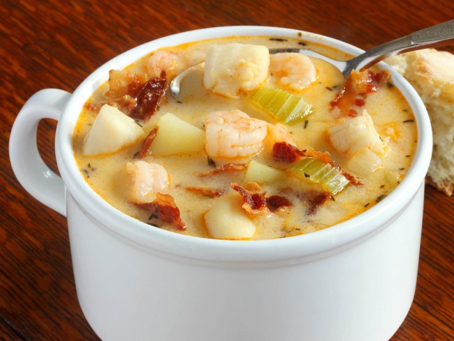 Seafood Chowder - recipes with imitation crab