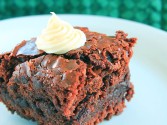 Self-Frosting Fudge Cake Recipe