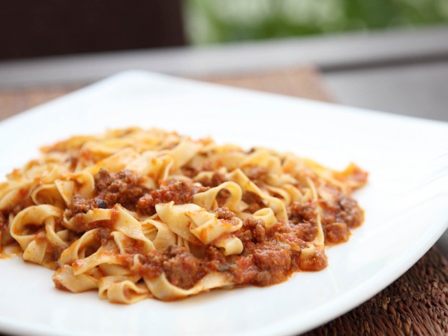 Featured recipe: Spanish Noodles And Ground Beef