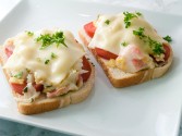 Open-Face Crab And Artichoke Melt