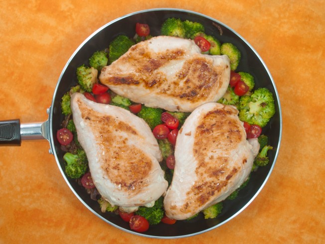 photo of Chicken, Tomato, And Broccoli Skillet