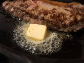 Pan-Fried Shell Steak