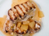 Pineapple Stuffed Pork Chops