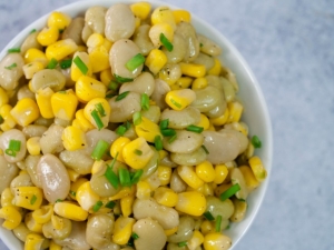 recipe for lima bean and roasted corn succotash
