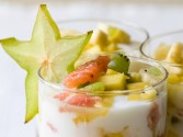 Tropical Fruits with Greek Yogurt