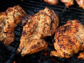 Blackened Chicken Breasts with Soybean Succotash Recipe