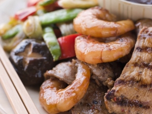 recipe for meat and seafood on the griddle (teppanyaki)