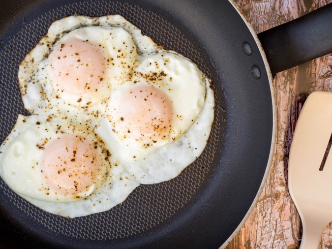 Garlic Eggs Over Easy Recipe | CDKitchen.com