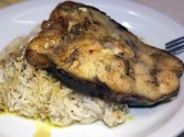Marinated Shark Steaks