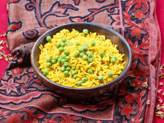 Indian Yellow Rice Recipe | CDKitchen.com