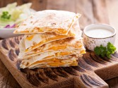 photo of Quesadillas with Orange Chicken