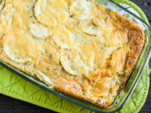 recipe for low carb squash au gratin