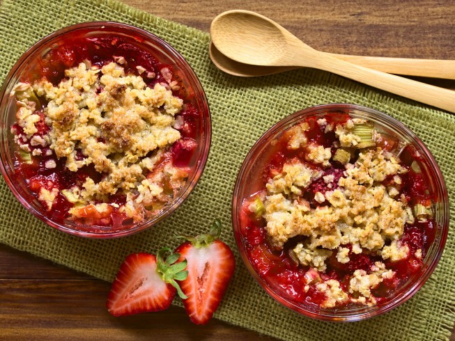 Strawberry Rhubarb Crisp With Jello Recipe