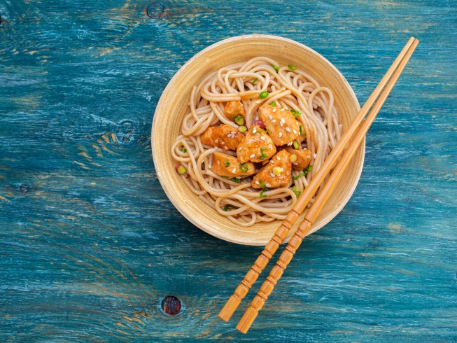 photo of Funky Chicken With Sesame Noodles